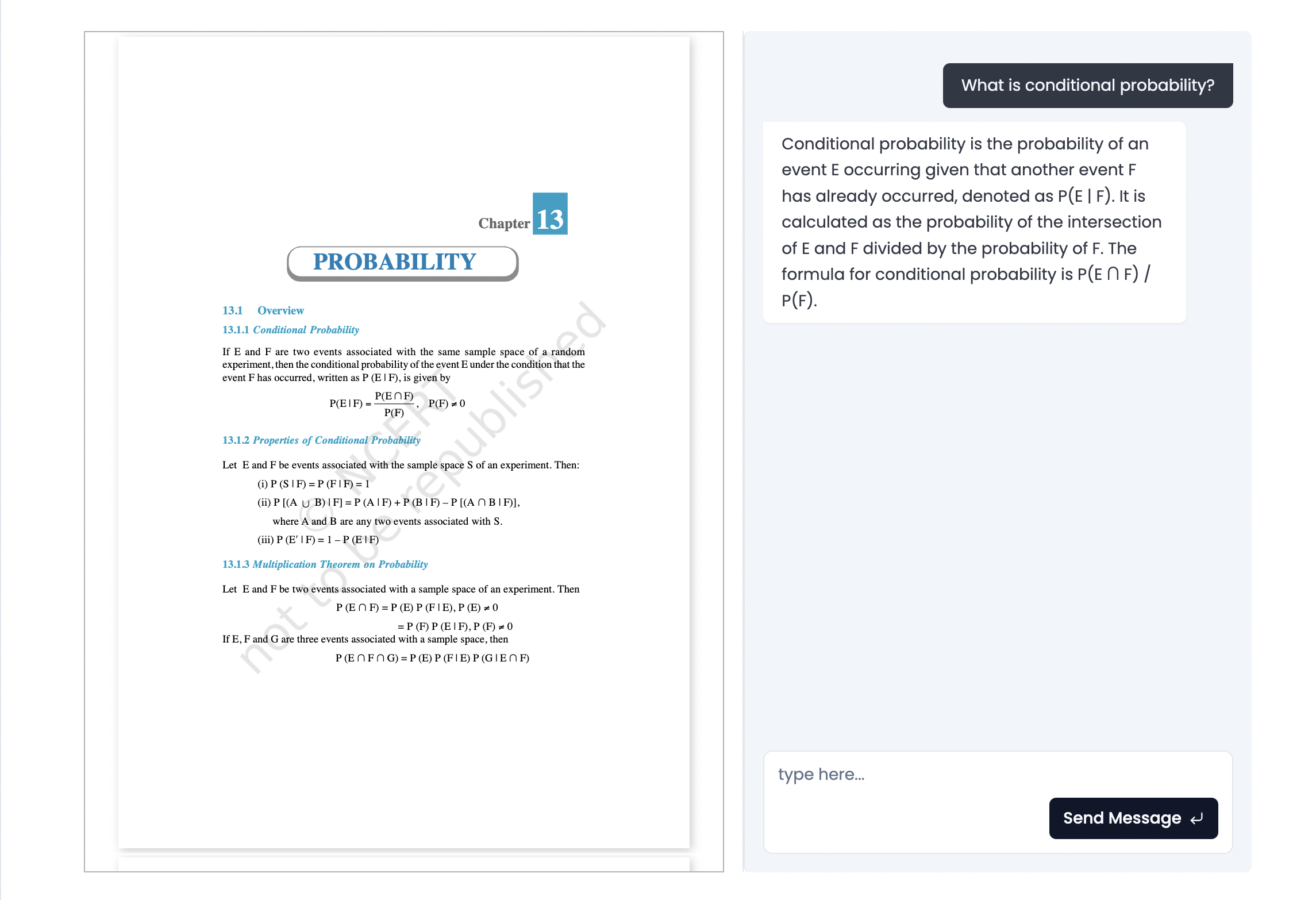 Customer profile user interface